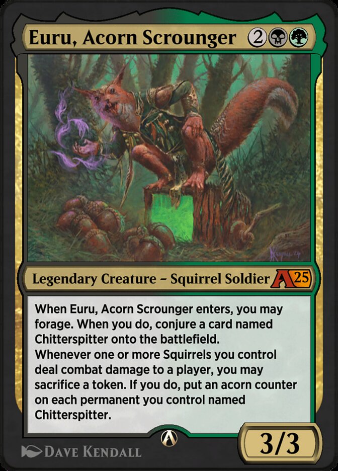 Euru, Acorn Scrounger YBLB-24 Alchemy: Bloomburrow Magic card