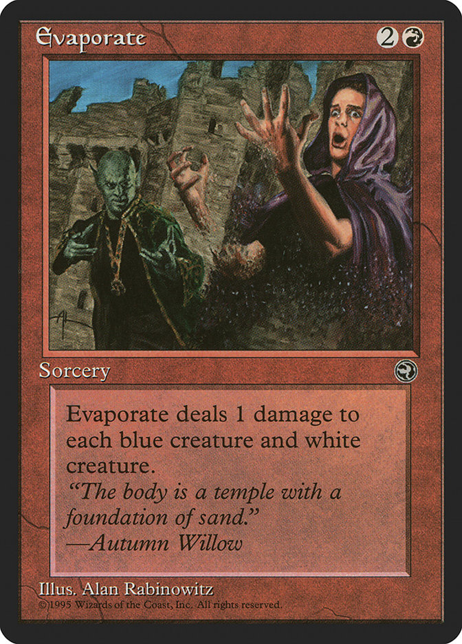 Evaporate HML-74 Homelands Magic card