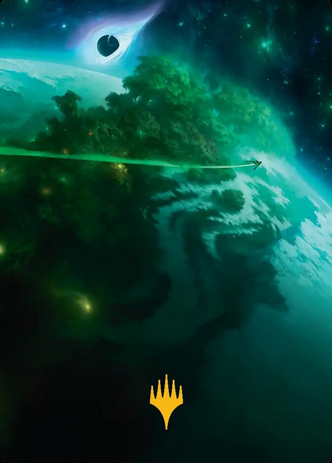 Evendo, Waking Haven // Evendo, Waking Haven AEOE-30 Edge of Eternities Art Series Magic card