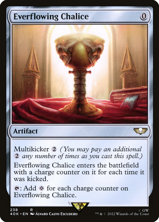 Everflowing Chalice 40K-238 Warhammer 40,000 Commander Magic card