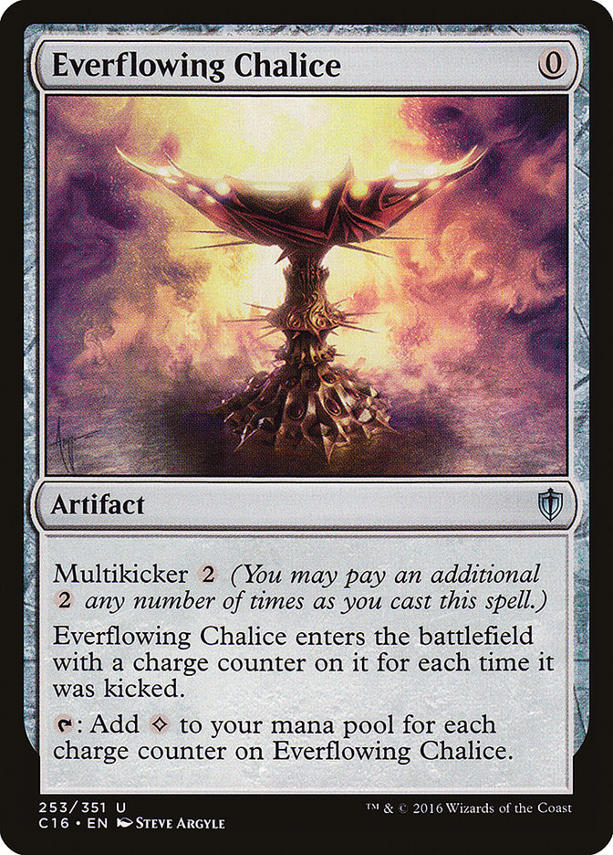 Everflowing Chalice C16-253 Commander 2016 Magic card