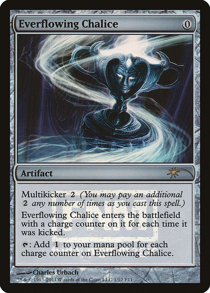 Everflowing Chalice F11-1 Friday Night Magic 2011 Magic card