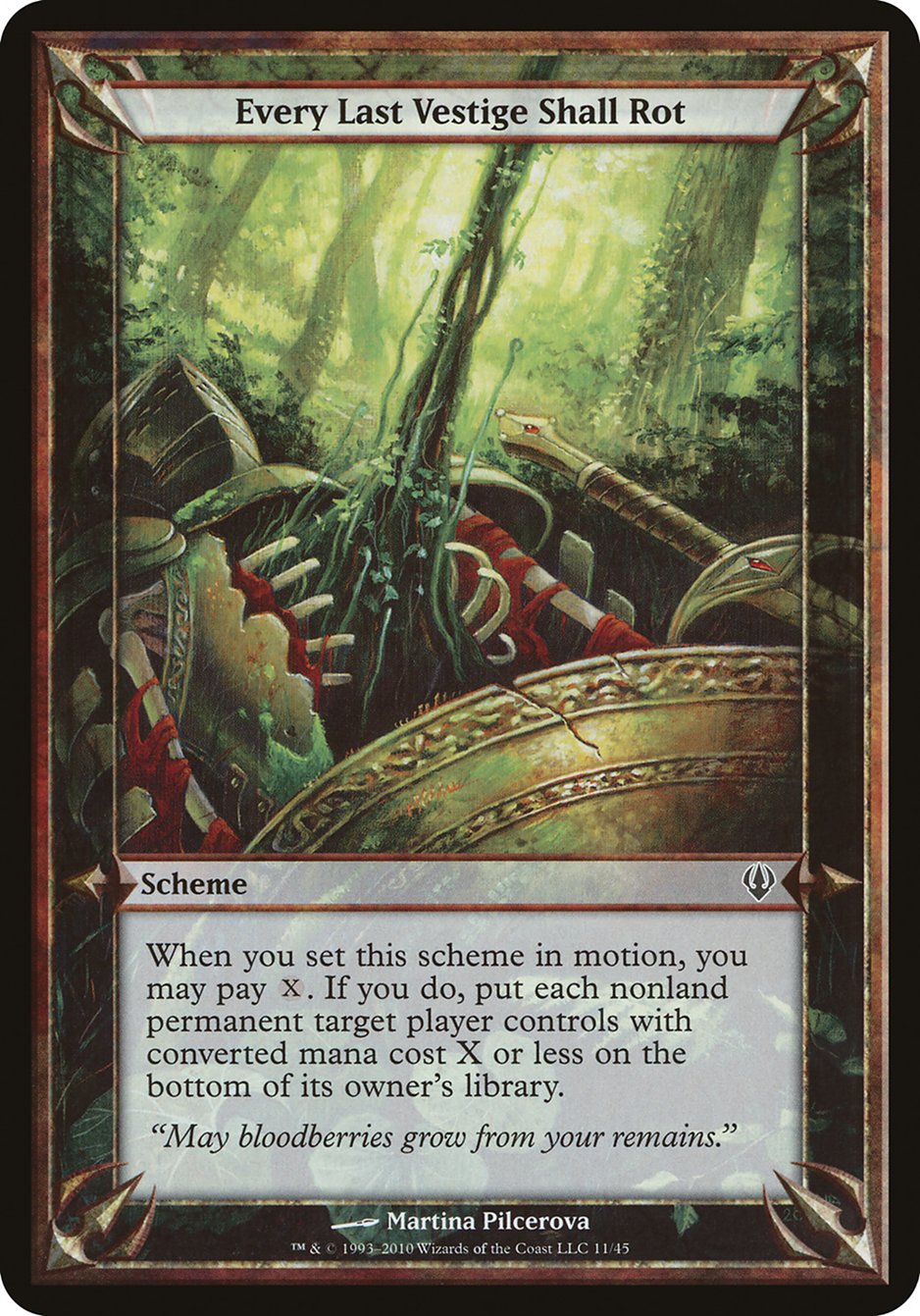 Every Last Vestige Shall Rot OARC-11STAR Archenemy Schemes Magic card