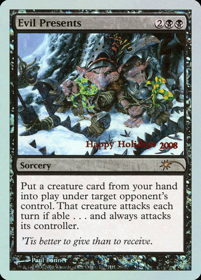 Evil Presents HHO-8 Happy Holidays Magic card