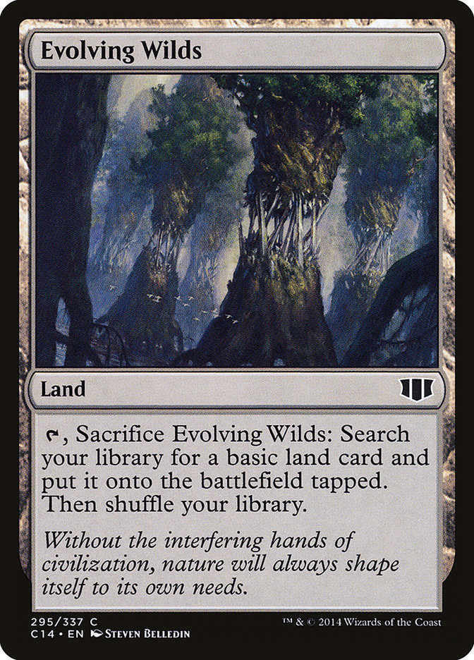 Evolving Wilds C14-295 Commander 2014 Magic card