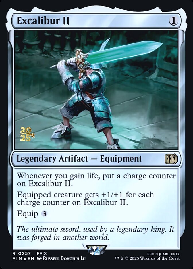 Excalibur II PFIN-257S Final Fantasy Promos Magic card