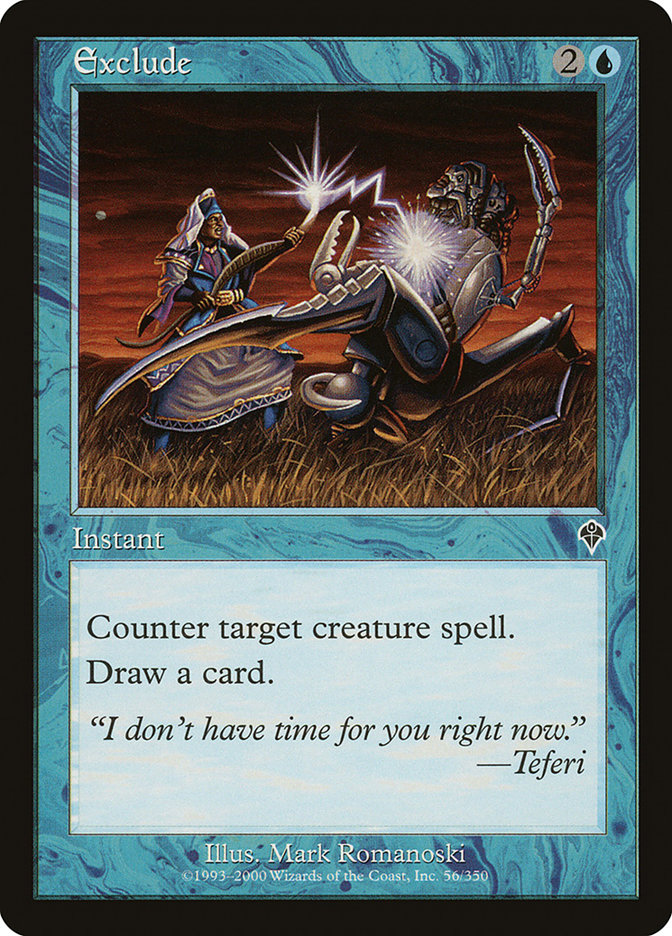 Exclude INV-56 Invasion Magic card