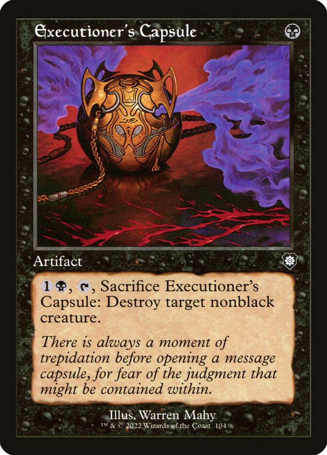 Executioner's Capsule BRC-104 The Brothers' War Commander Magic card