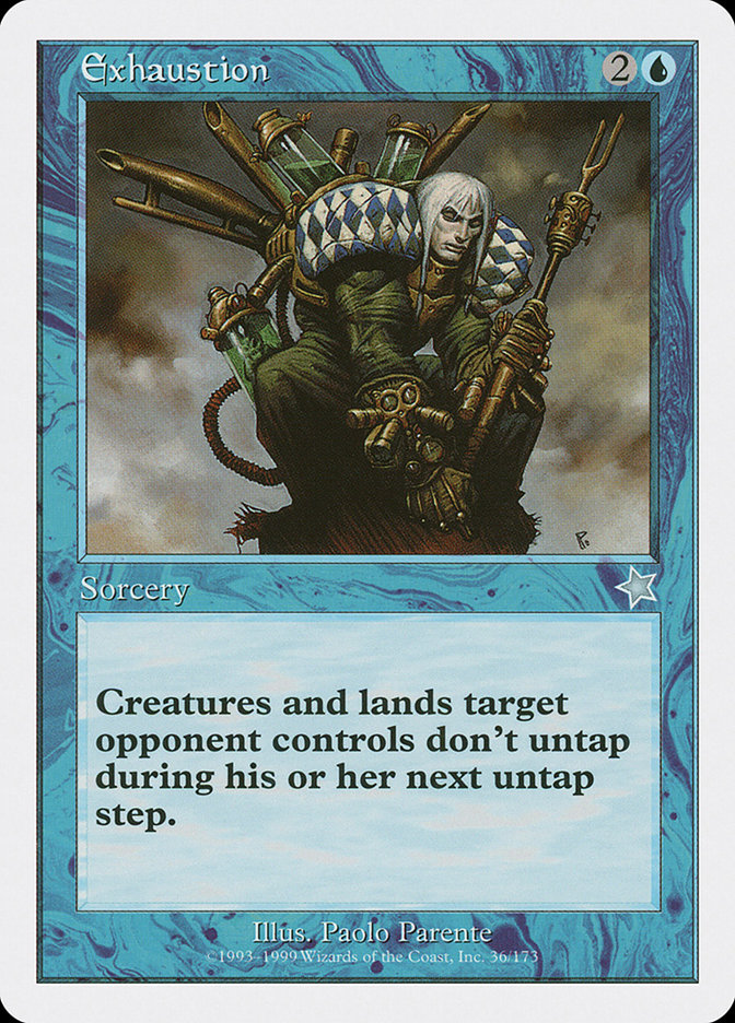 Exhaustion S99-36 Starter 1999 Magic card