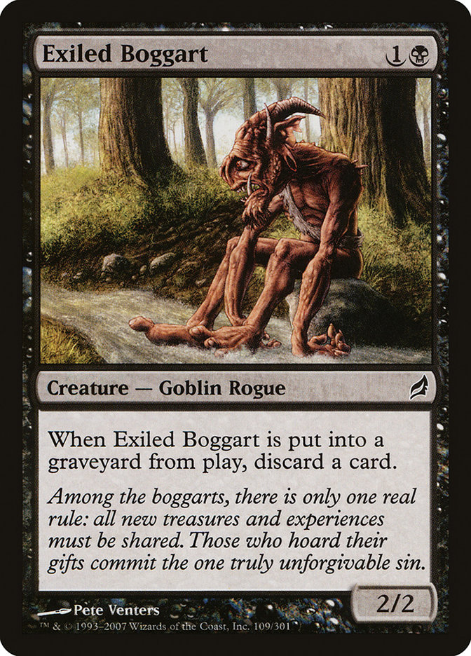 Exiled Boggart LRW-109 Lorwyn Magic card