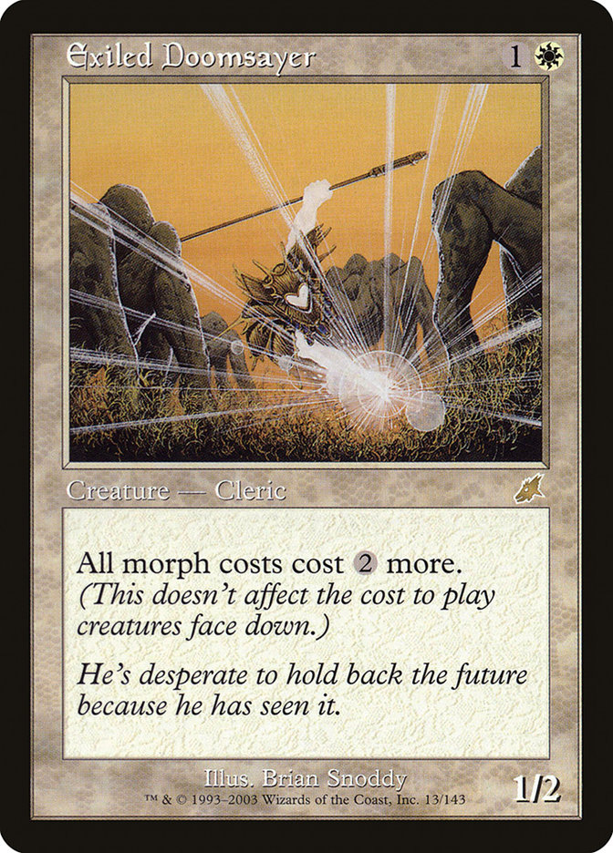 Exiled Doomsayer SCG-13 Scourge Magic card