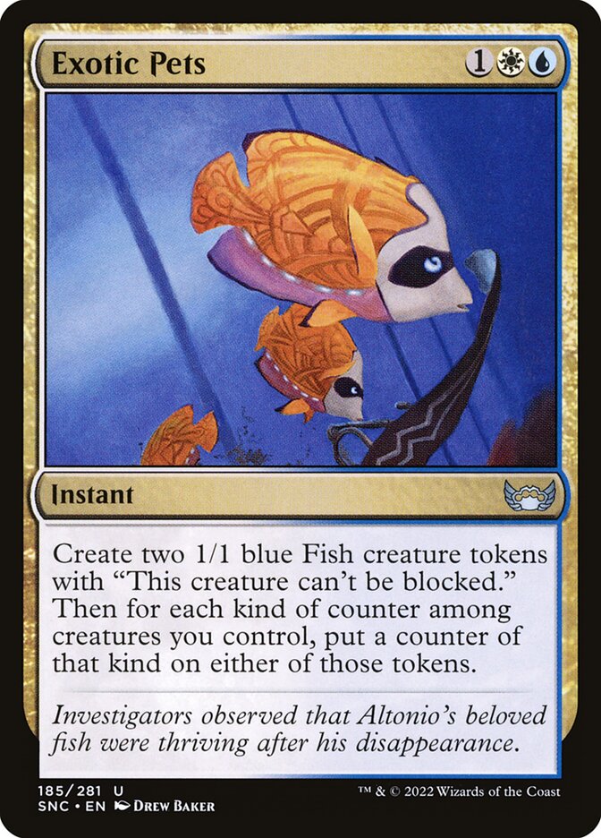 Exotic Pets SNC-185 Streets of New Capenna Magic card