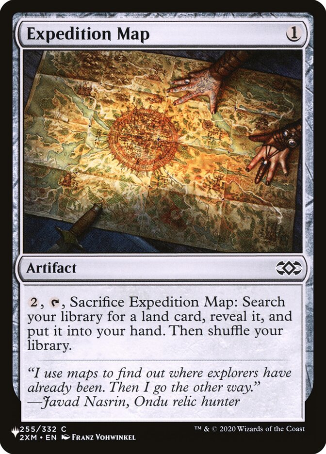 Expedition Map PLST-2XM-255 The List Magic card