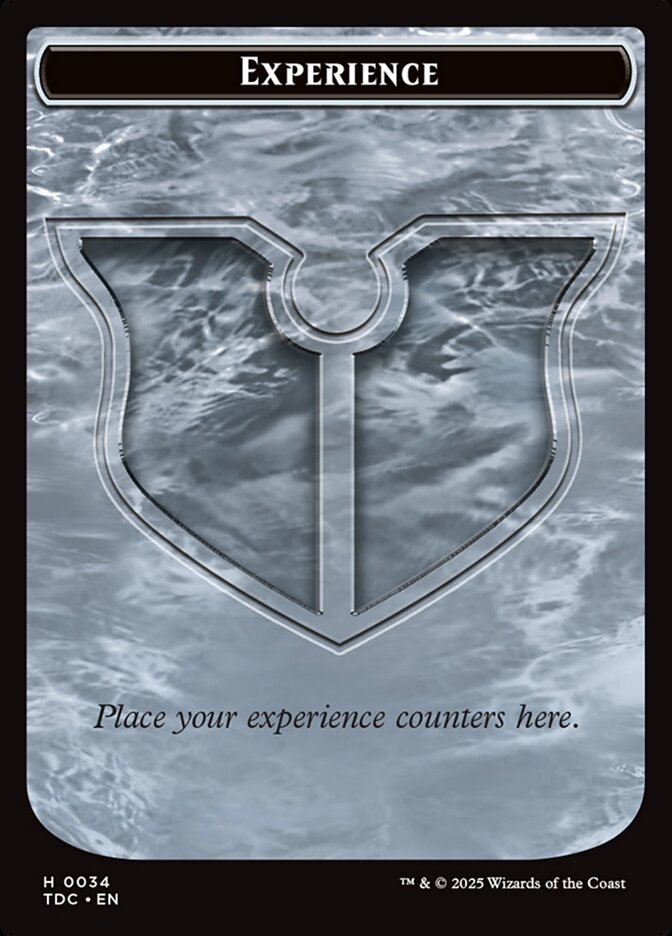 Experience TTDC-34 Tarkir: Dragonstorm Commander Tokens Magic card