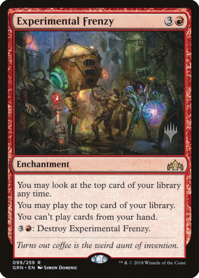 Experimental Frenzy PGRN-99P Guilds of Ravnica Promos Magic card