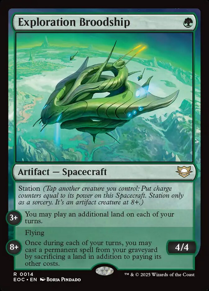 Exploration Broodship EOC-14 Edge of Eternities Commander Magic card