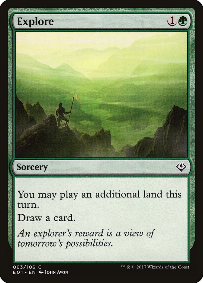 Explore E01-63 Archenemy: Nicol Bolas Magic card