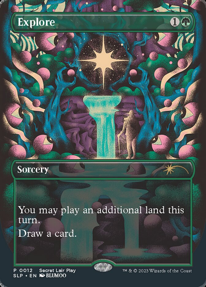 Explore SLP-12 Secret Lair Showdown Magic card