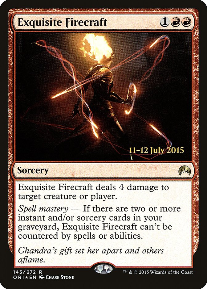 Exquisite Firecraft PORI-143S Magic Origins Promos Magic card