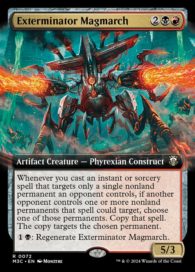Exterminator Magmarch M3C-72 Modern Horizons 3 Commander Magic card