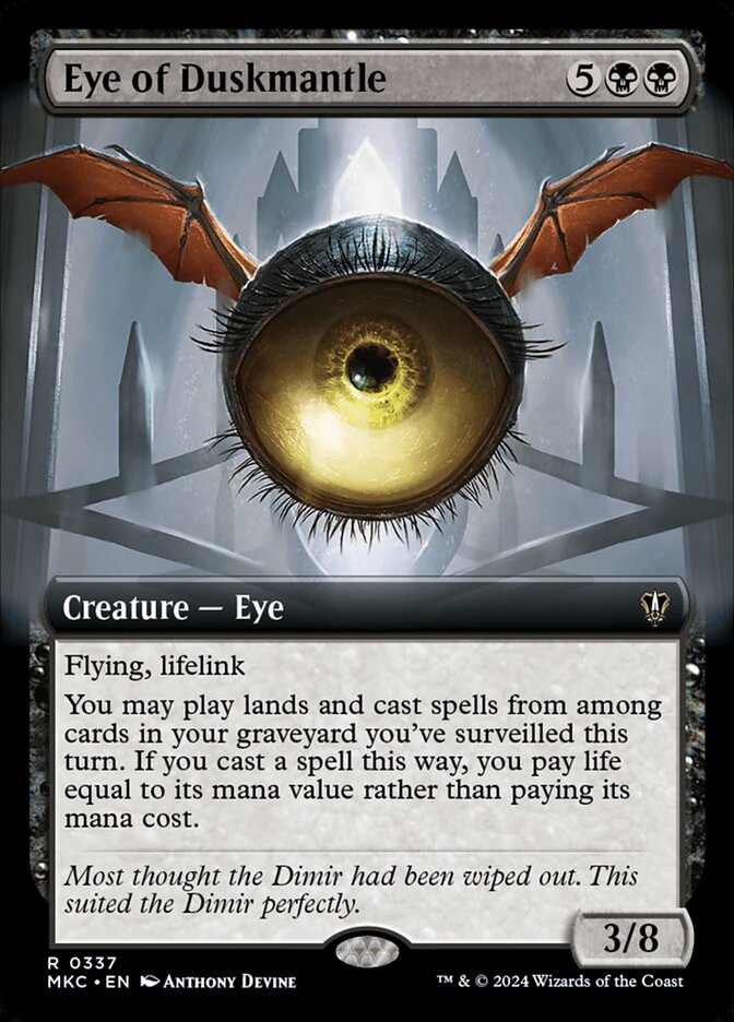 Eye of Duskmantle MKC-337 Murders at Karlov Manor Commander Magic card