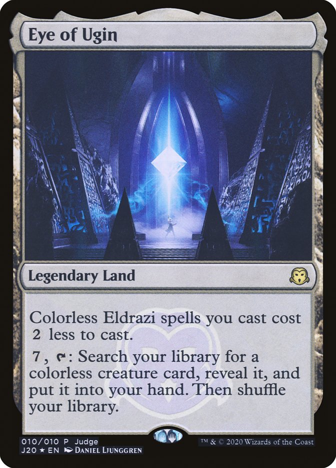Eye of Ugin J20-10 Judge Gift Cards 2020 Magic card