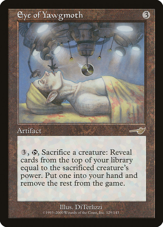 Eye of Yawgmoth NEM-129 Nemesis Magic card