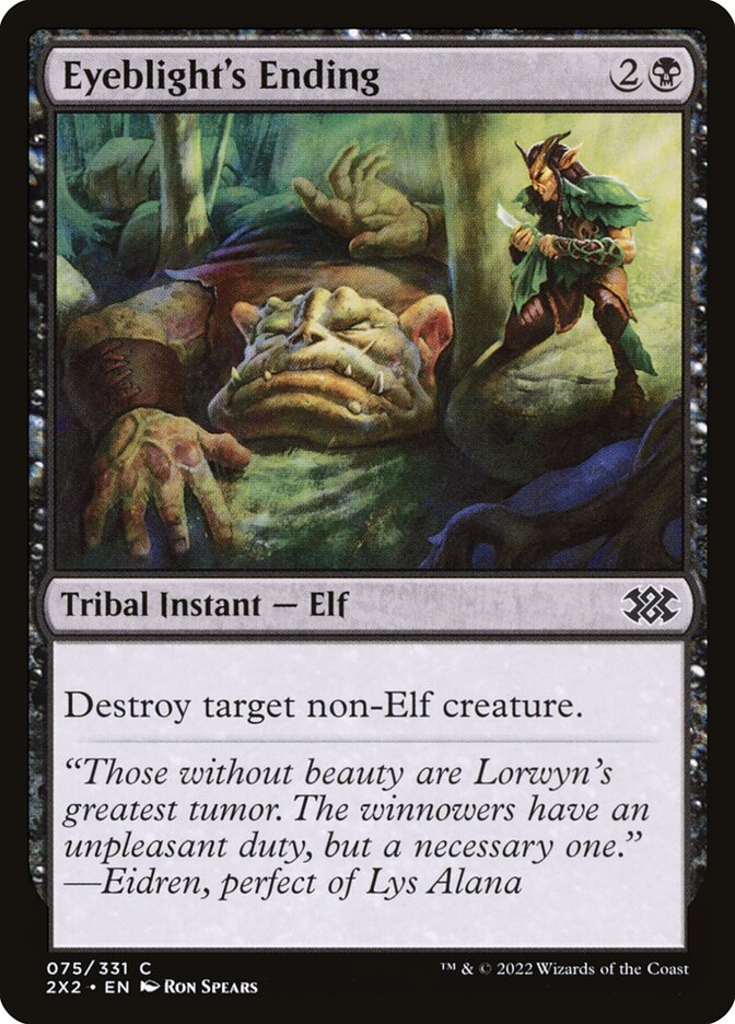 Eyeblight's Ending 2X2-75 Double Masters 2022 Magic card
