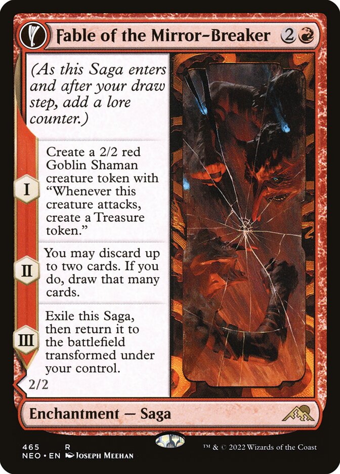 Fable of the Mirror-Breaker // Reflection of Kiki-Jiki NEO-465 Kamigawa: Neon Dynasty Magic card