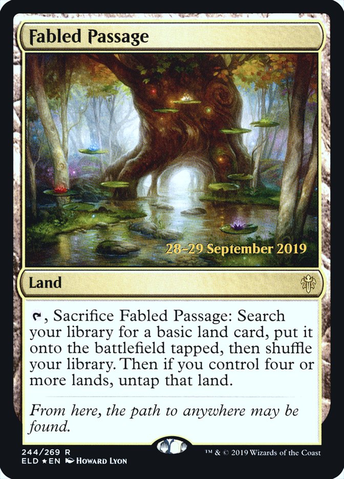 Fabled Passage PELD-244S Throne of Eldraine Promos Magic card