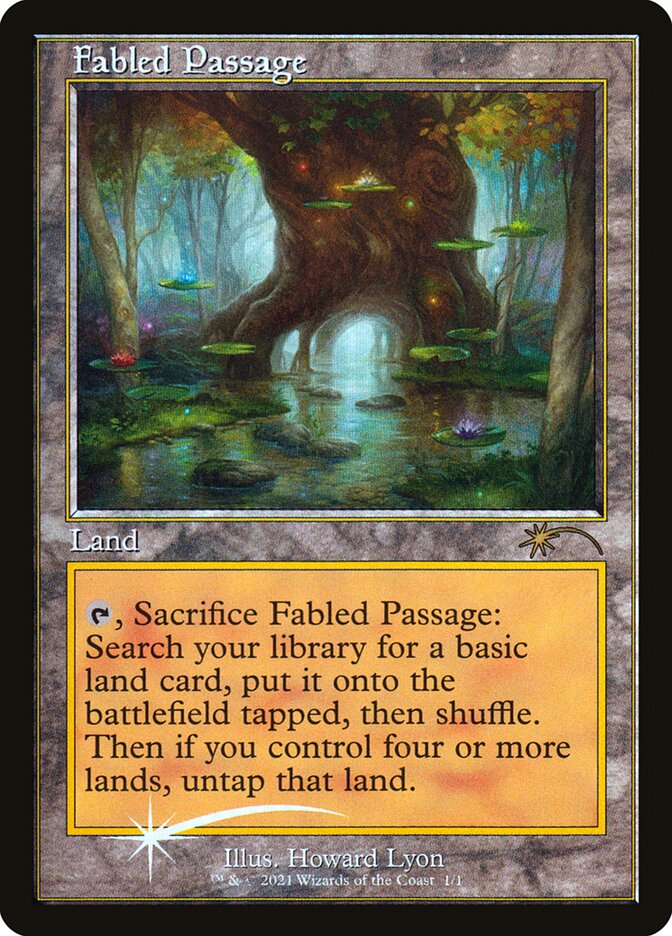 Fabled Passage PW21-4 Wizards Play Network 2021 Magic card