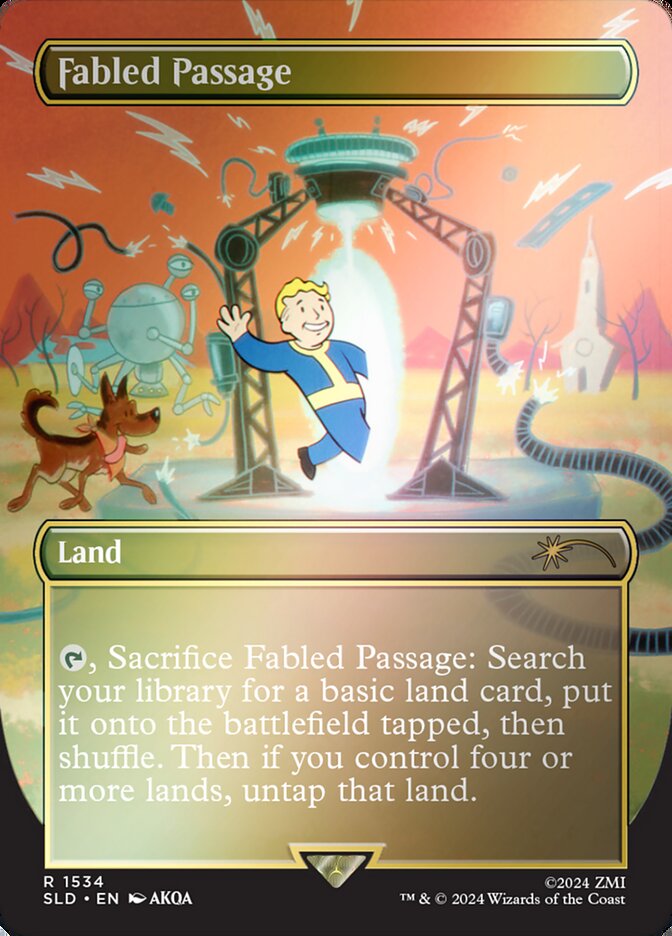 Fabled Passage SLD-1534STAR Secret Lair Drop Magic card