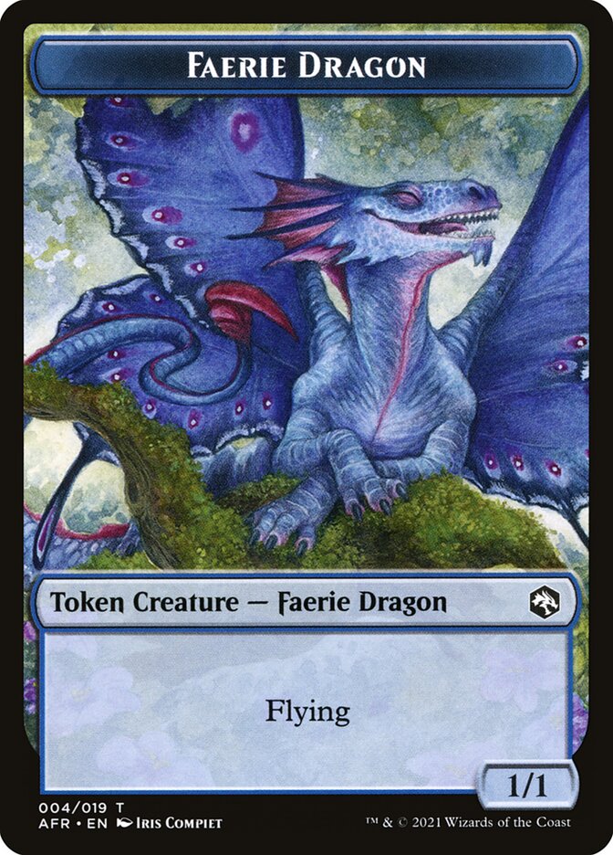 Faerie Dragon TAFR-4 Adventures in the Forgotten Realms Tokens Magic card