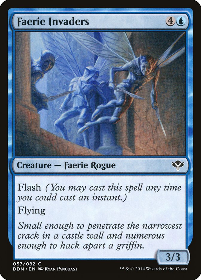 Faerie Invaders DDN-57 Duel Decks: Speed vs. Cunning Magic card