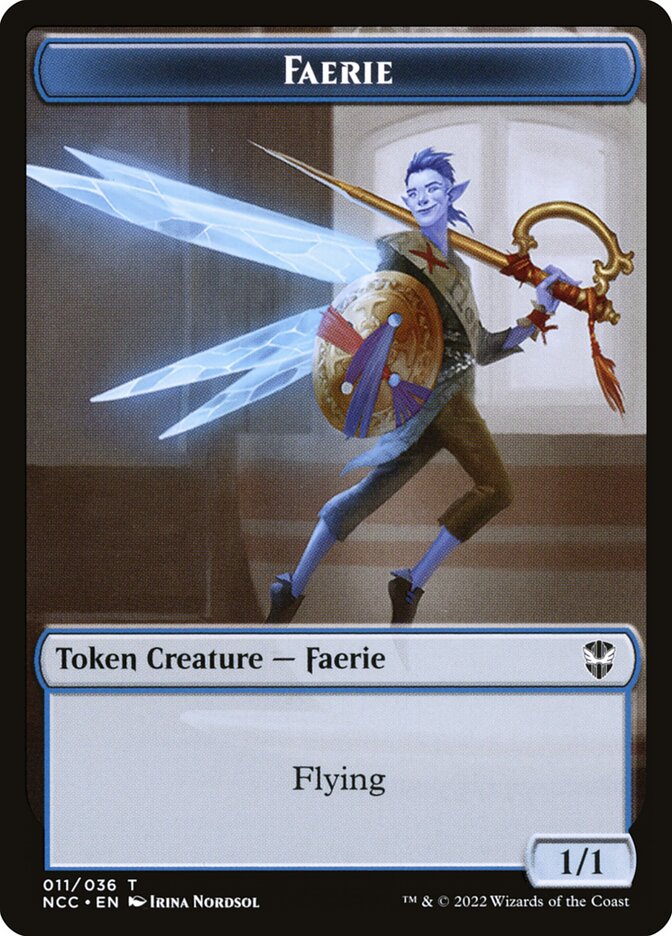 Faerie TNCC-11 New Capenna Commander Tokens Magic card