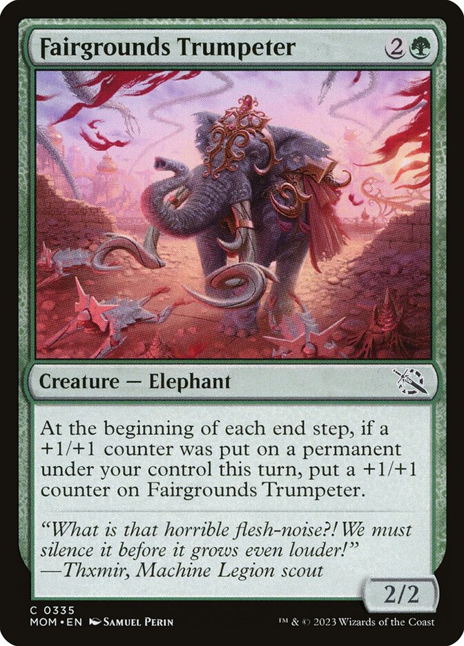 Fairgrounds Trumpeter MOM-335 March of the Machine Magic card
