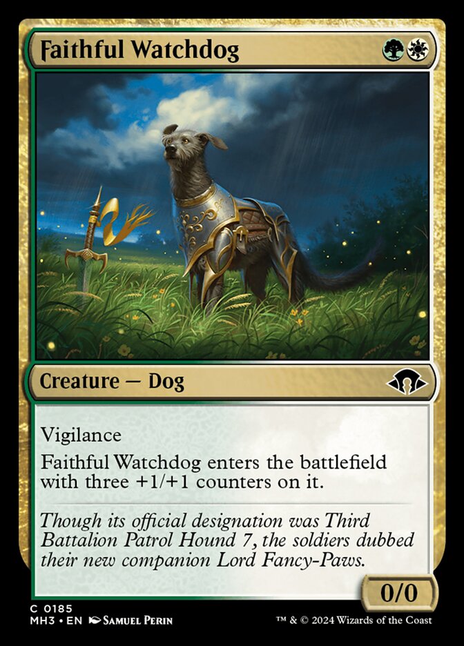 Faithful Watchdog MH3-185 Modern Horizons 3 Magic card