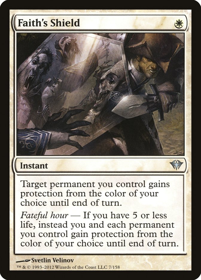 Faith's Shield DKA-7 Dark Ascension Magic card
