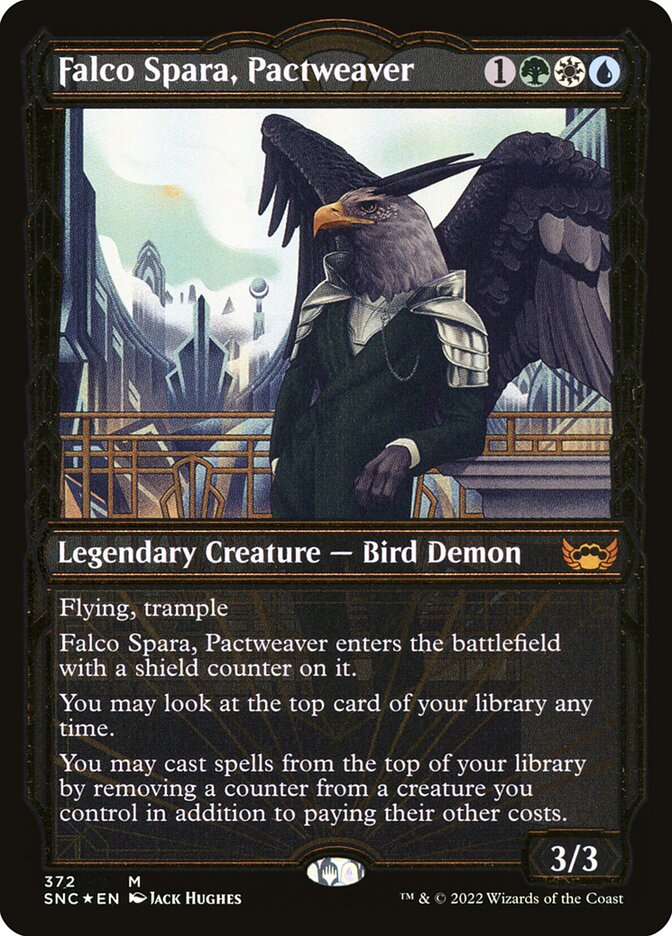 Falco Spara, Pactweaver SNC-372 Streets of New Capenna Magic card