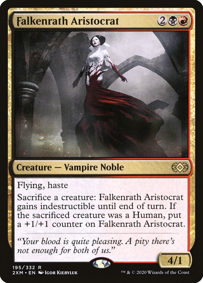 Falkenrath Aristocrat 2XM-195 Double Masters Magic card