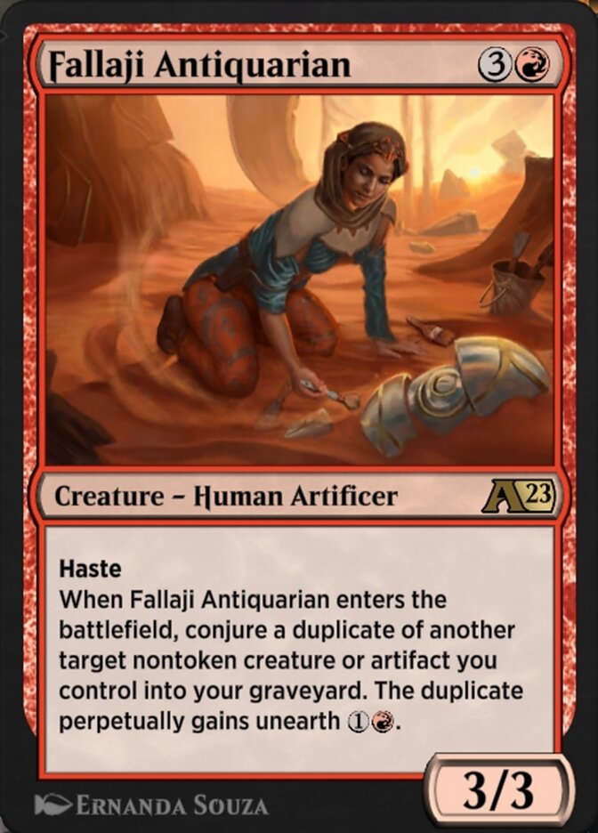 Fallaji Antiquarian YBRO-8 Alchemy: The Brothers' War Magic card