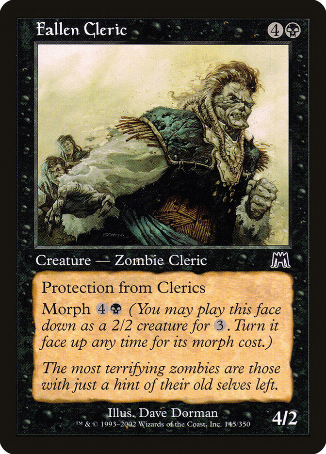 Fallen Cleric ONS-145 Onslaught Magic card