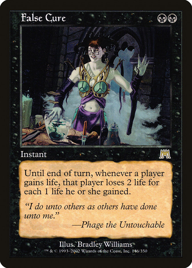 False Cure ONS-146 Onslaught Magic card