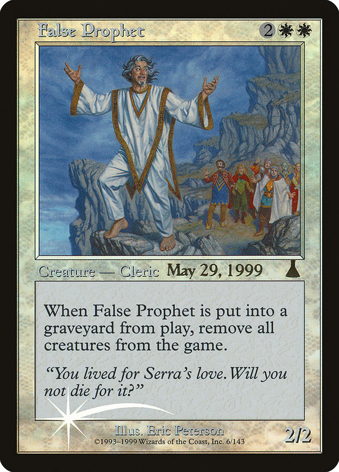 False Prophet PUDS-6 Urza's Destiny Promos Magic card