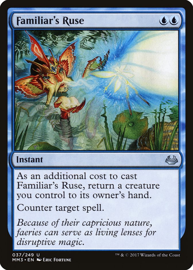 Familiar's Ruse MM3-37 Modern Masters 2017 Magic card