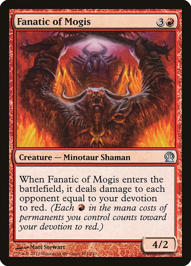 Fanatic of Mogis THS-121 Theros Magic card