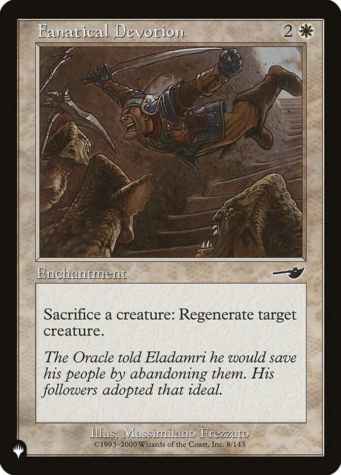 Fanatical Devotion PLST-NEM-8 The List Magic card