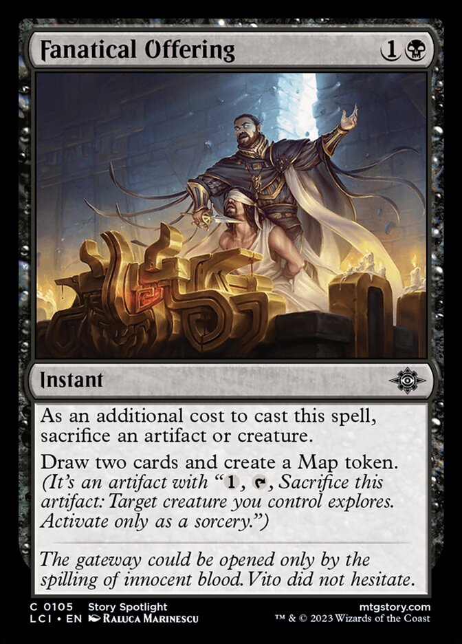 Fanatical Offering LCI-105 The Lost Caverns of Ixalan Magic card