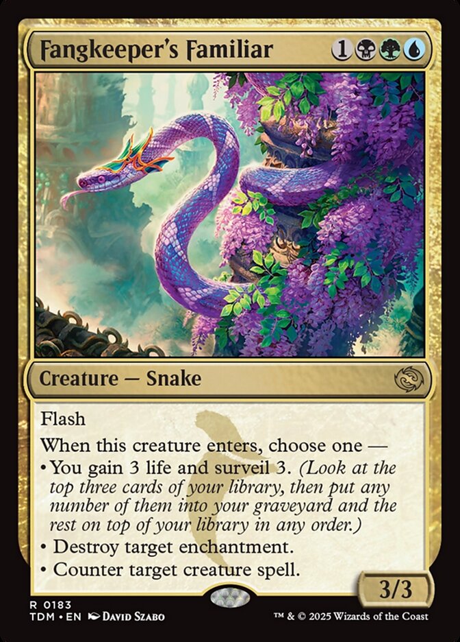 Fangkeeper's Familiar TDM-183 Tarkir: Dragonstorm Magic card