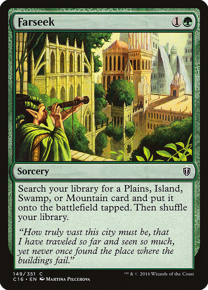 Farseek C16-149 Commander 2016 Magic card